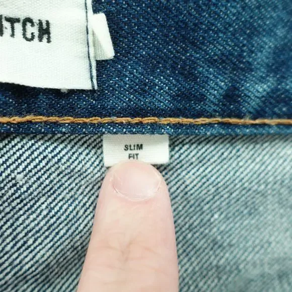 Taylor Stitch Jeans SZ 33 White Oak Coan Raw Denim Slim MiUSA Utility Durable - Picture 10 of 16